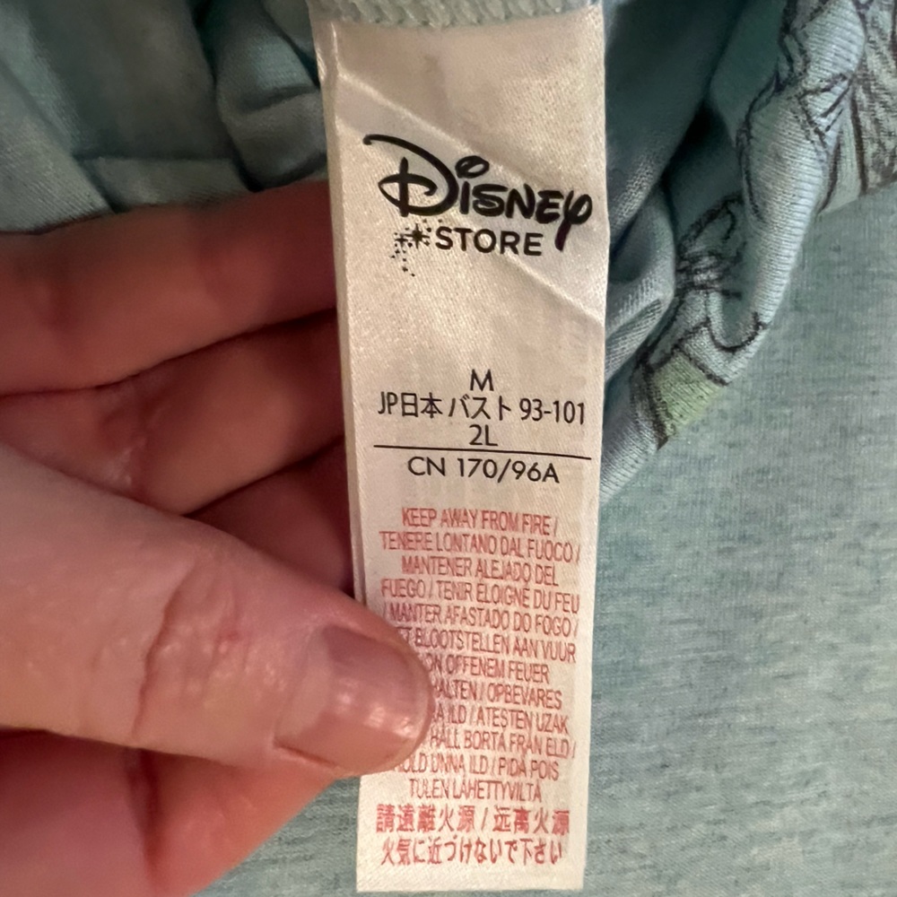 Disney Store Alice In Wonderland Shirt Top Blue Animators Collection Medium - Picture 8 of 10
